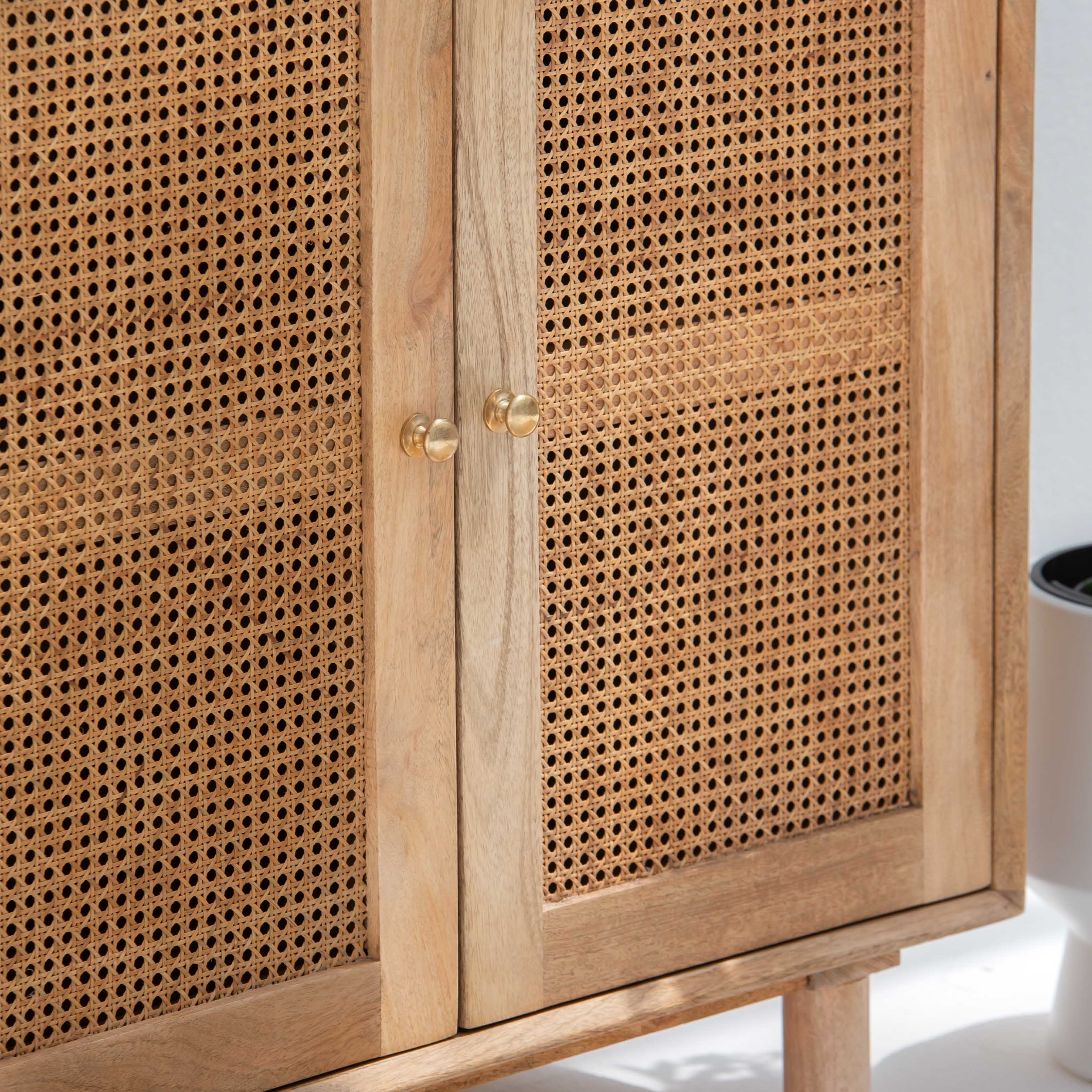CANOVA RATTAN TWO DOOR SIDEBOARD