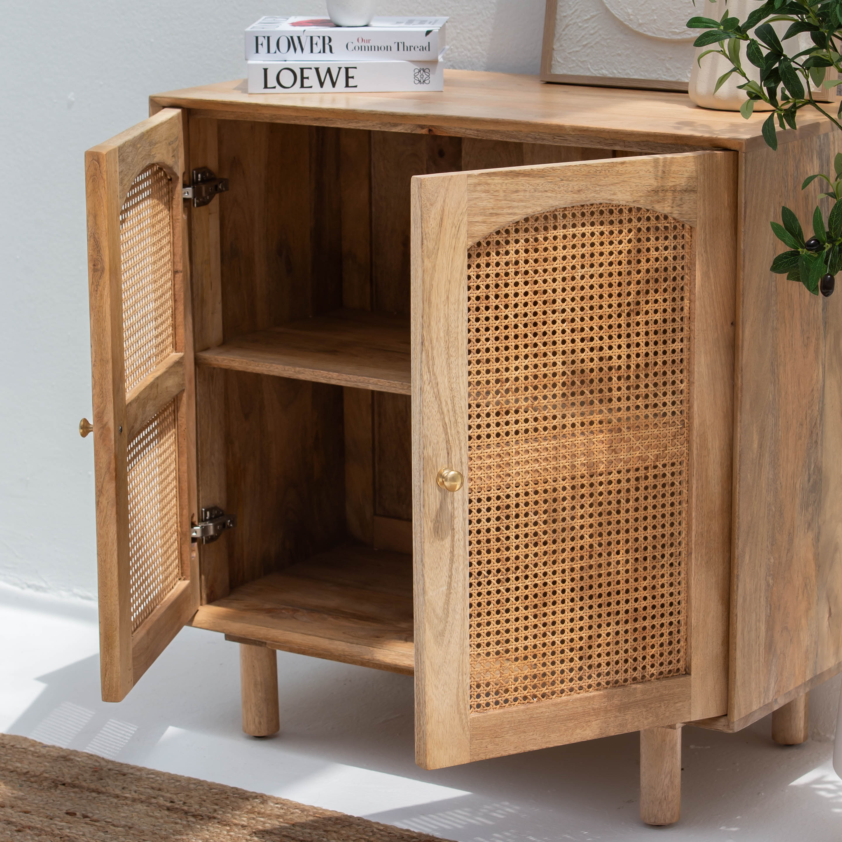 CANOVA RATTAN TWO DOOR SIDEBOARD