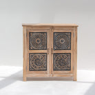 CHARLORE WOODEN TWO DOOR SIDEBOARD - Art and craft furniture 