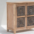 CHARLORE WOODEN TWO DOOR SIDEBOARD - Art and craft furniture 