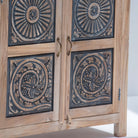 CHARLORE WOODEN TWO DOOR SIDEBOARD - Art and craft furniture 