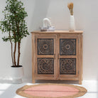 CHARLORE WOODEN TWO DOOR SIDEBOARD - Art and craft furniture 