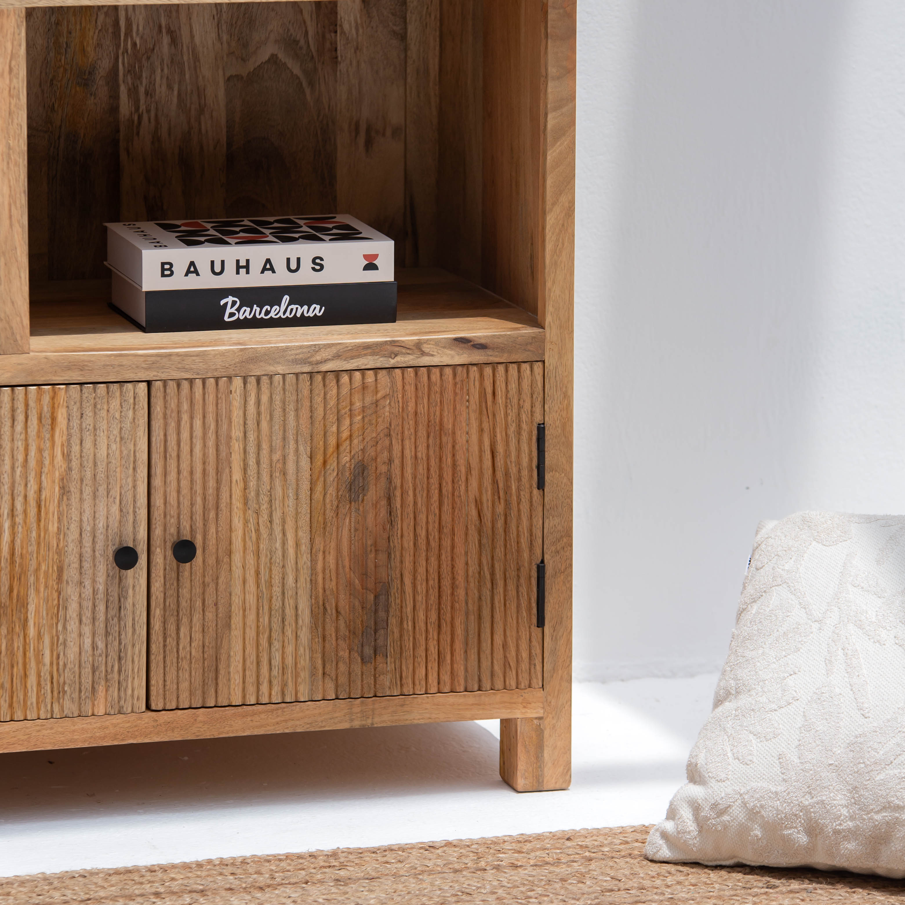 LUWIN LINING WOODEN BOOKSHELF