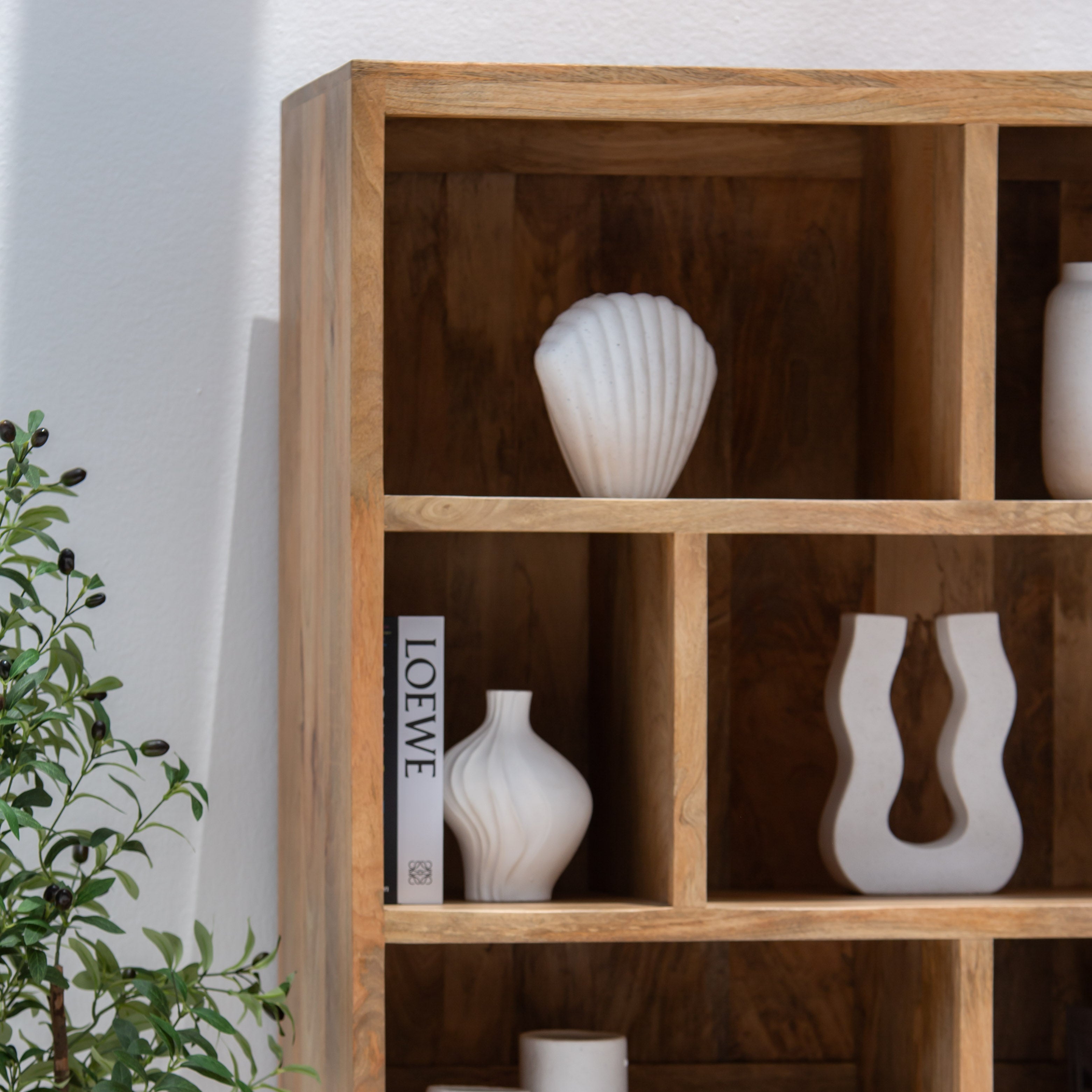 LUWIN LINING WOODEN BOOKSHELF