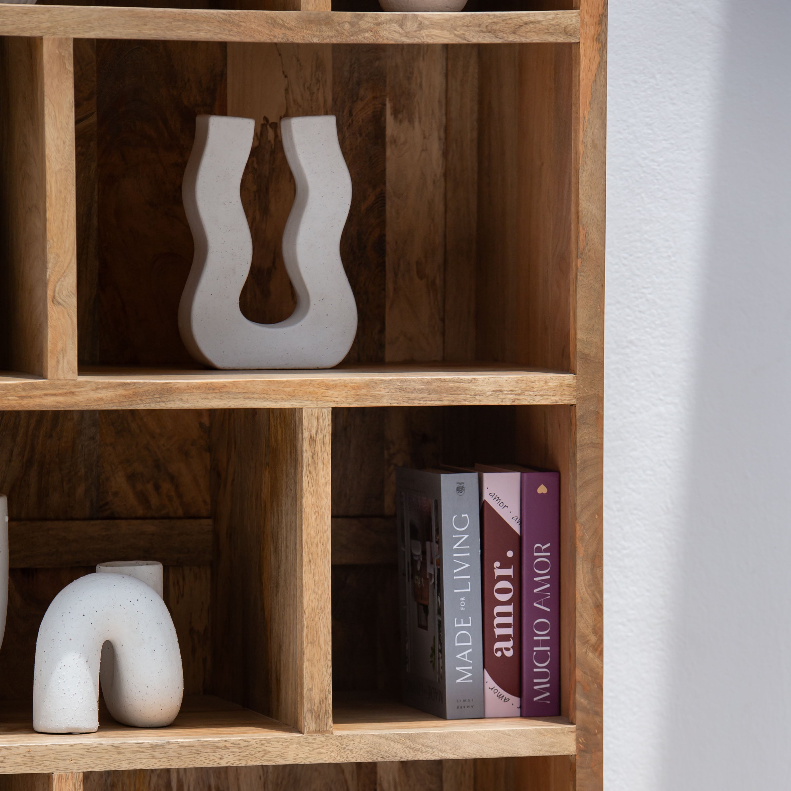 LUWIN LINING WOODEN BOOKSHELF