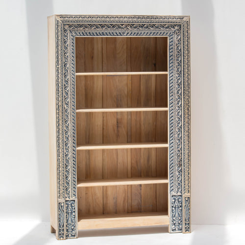 CHARLORE WOODEN BOOKSHELF