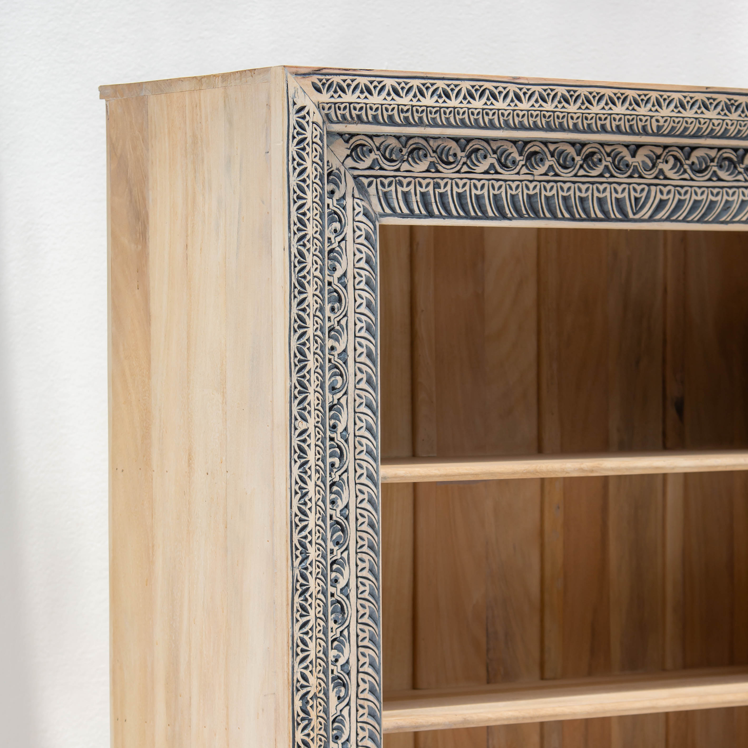 CHARLORE WOODEN BOOKSHELF