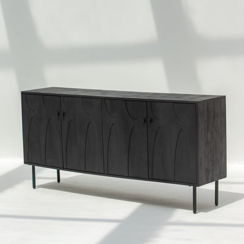 VERVE WOODEN FOUR DOOR SIDEBOARD