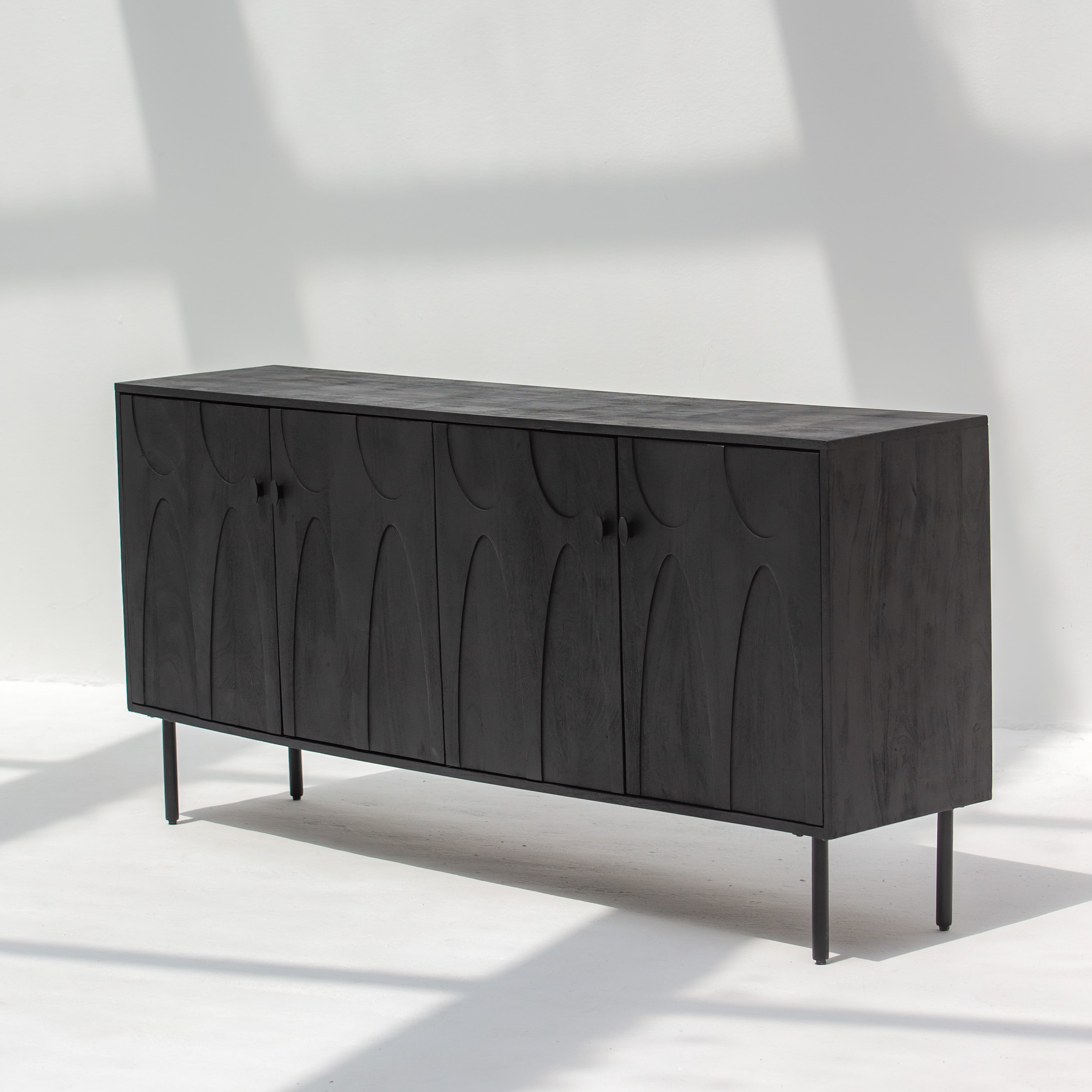 VERVE WOODEN FOUR DOOR SIDEBOARD