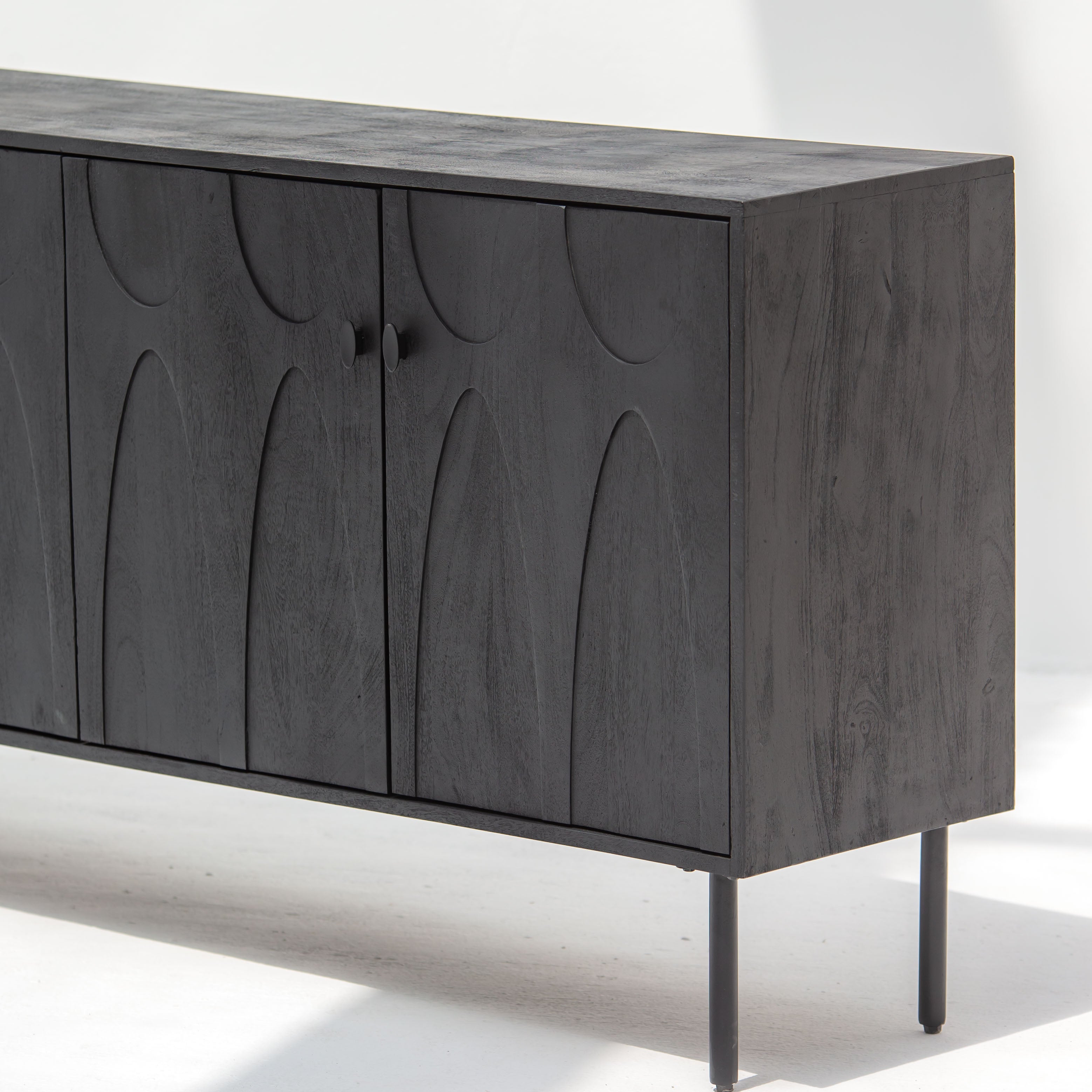 VERVE WOODEN FOUR DOOR SIDEBOARD