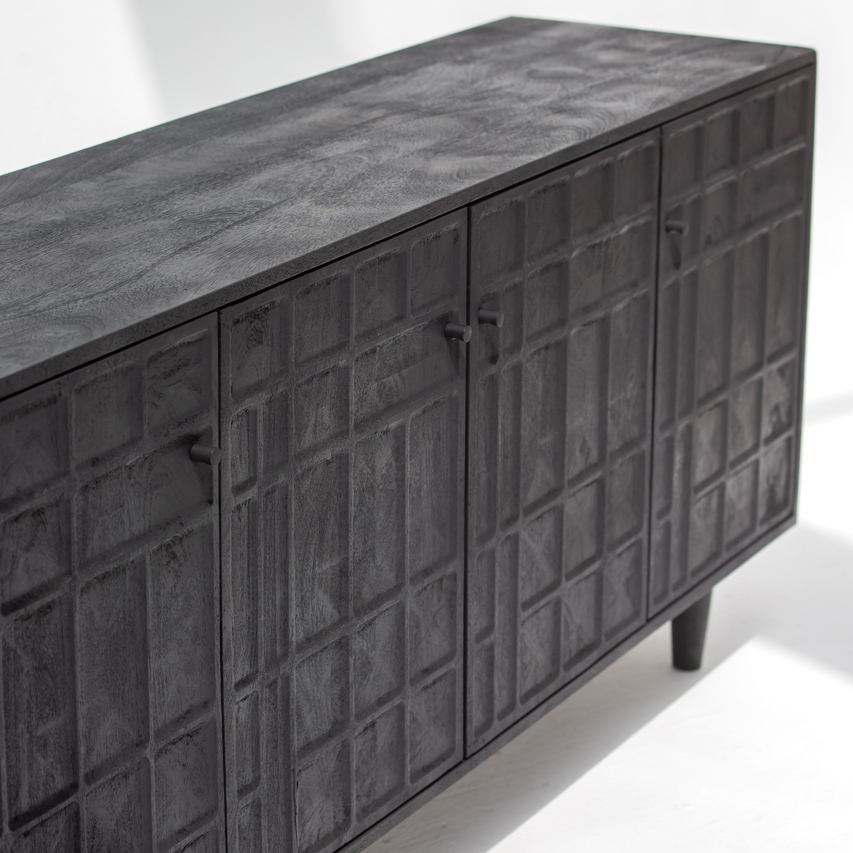 NUVOR WOODEN FOUR DOOR SIDEBOARD