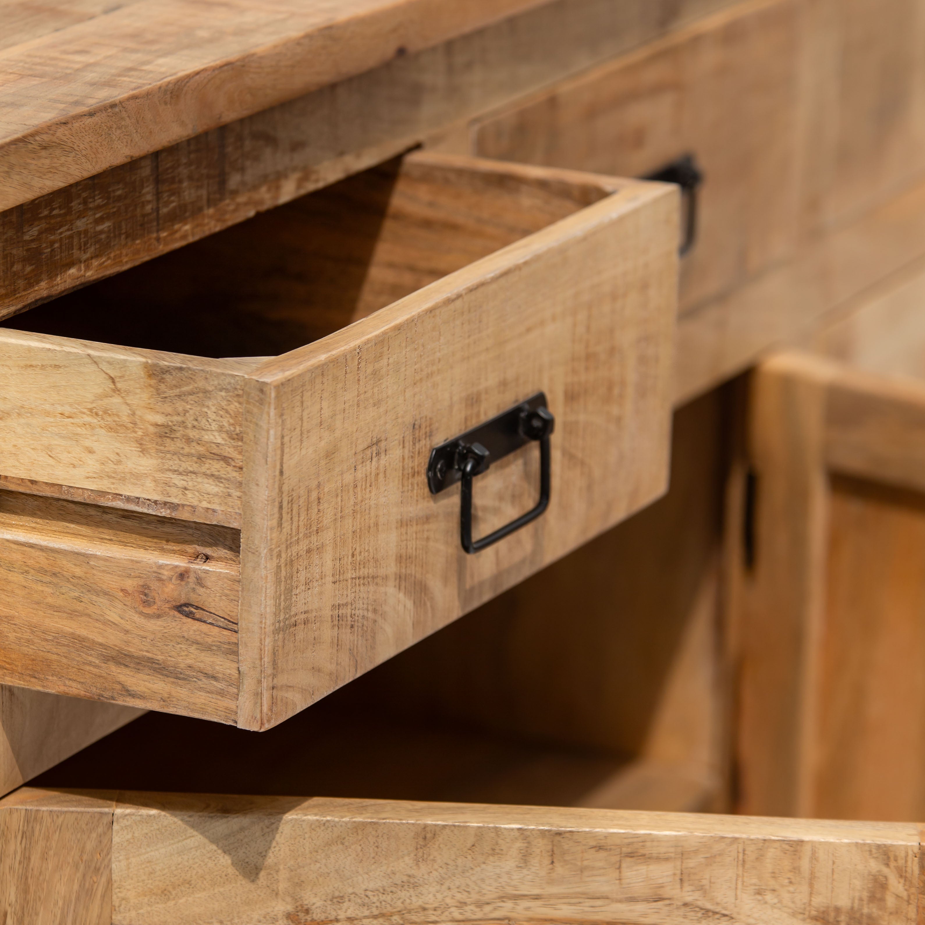 MANGOEDGE THREE DRAWER THREE DOOR SIDEBOARD