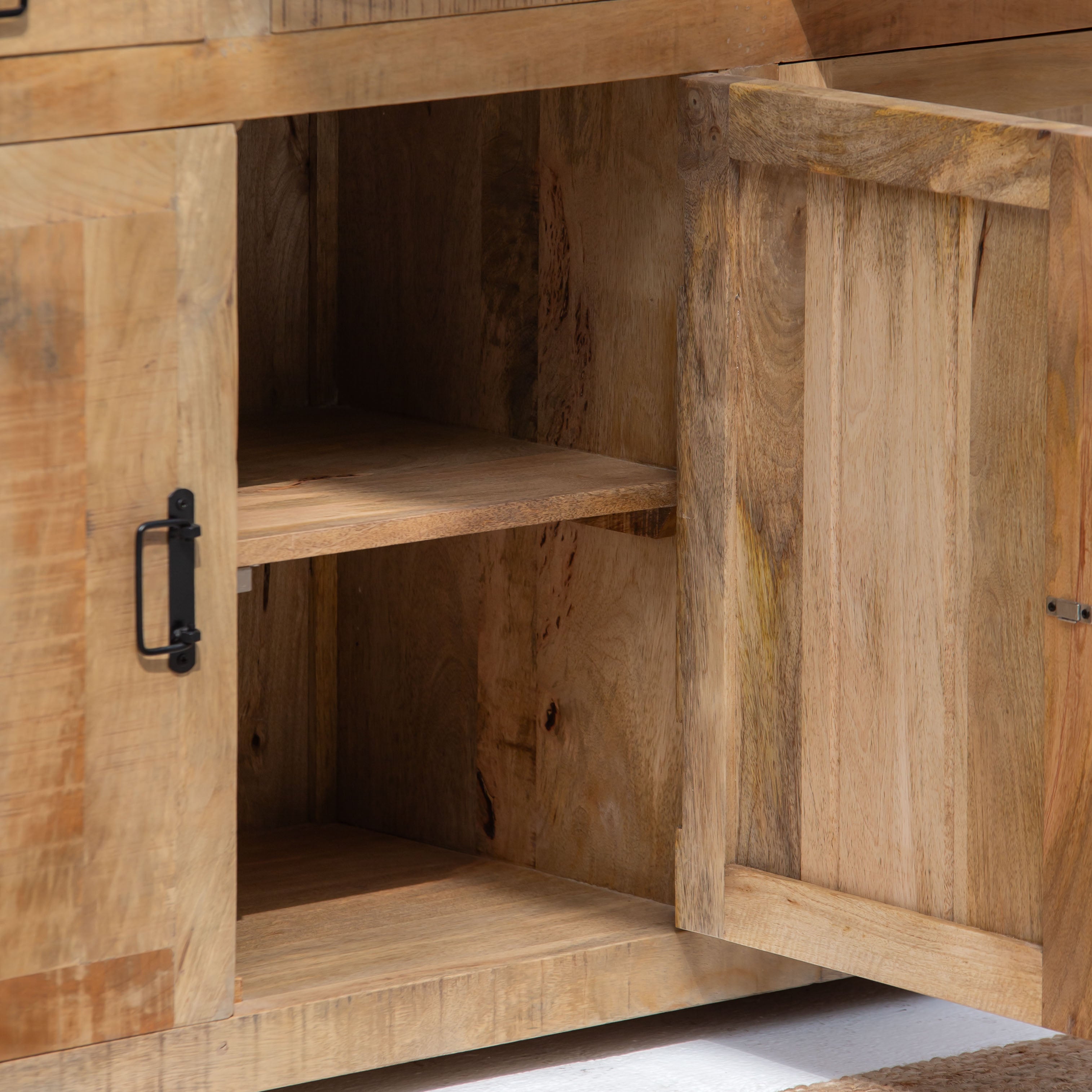 MANGOEDGE FOUR DRAWER FOUR DOOR SIDEBOARD