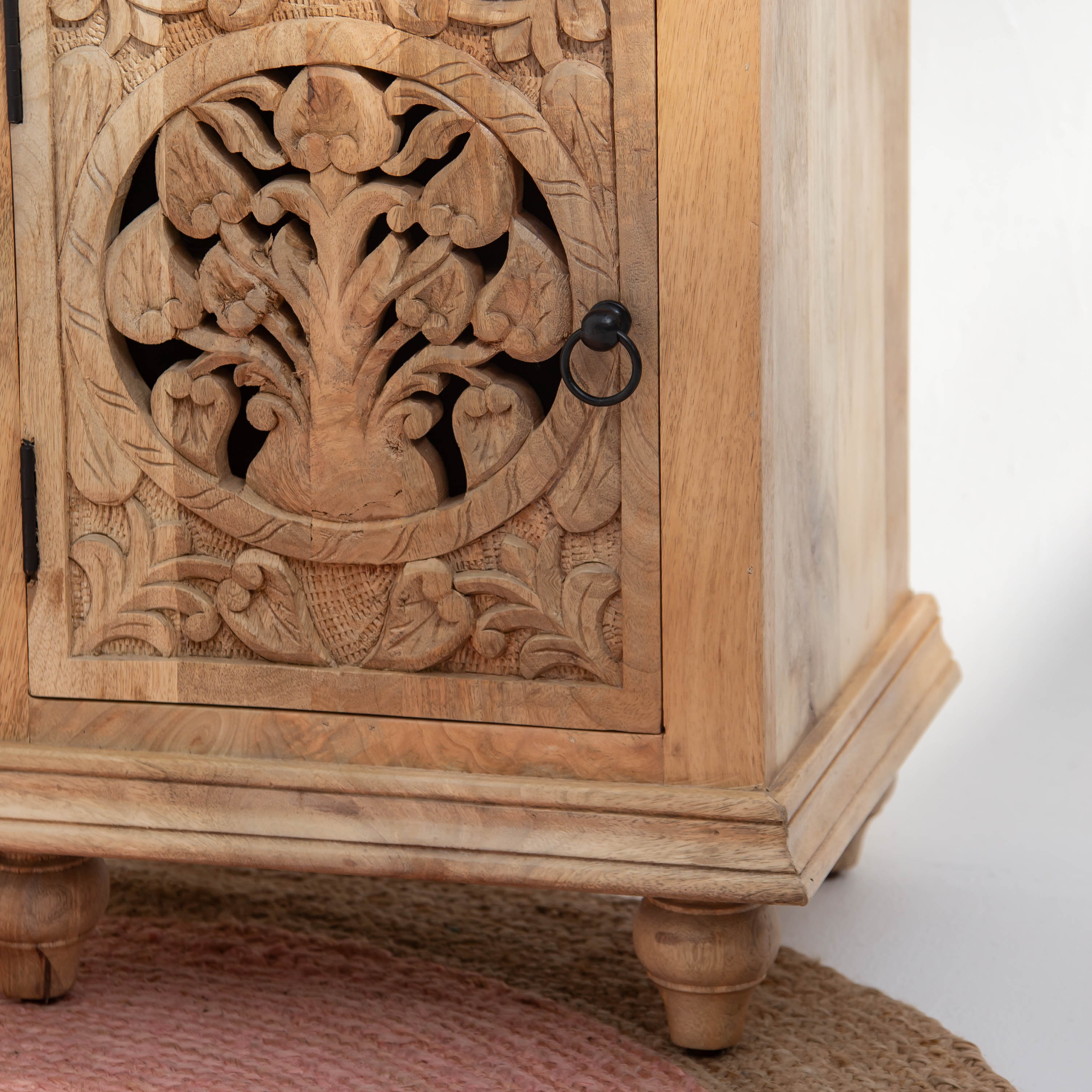 CALVIAN WOODEN NIGHTSTAND TABLE