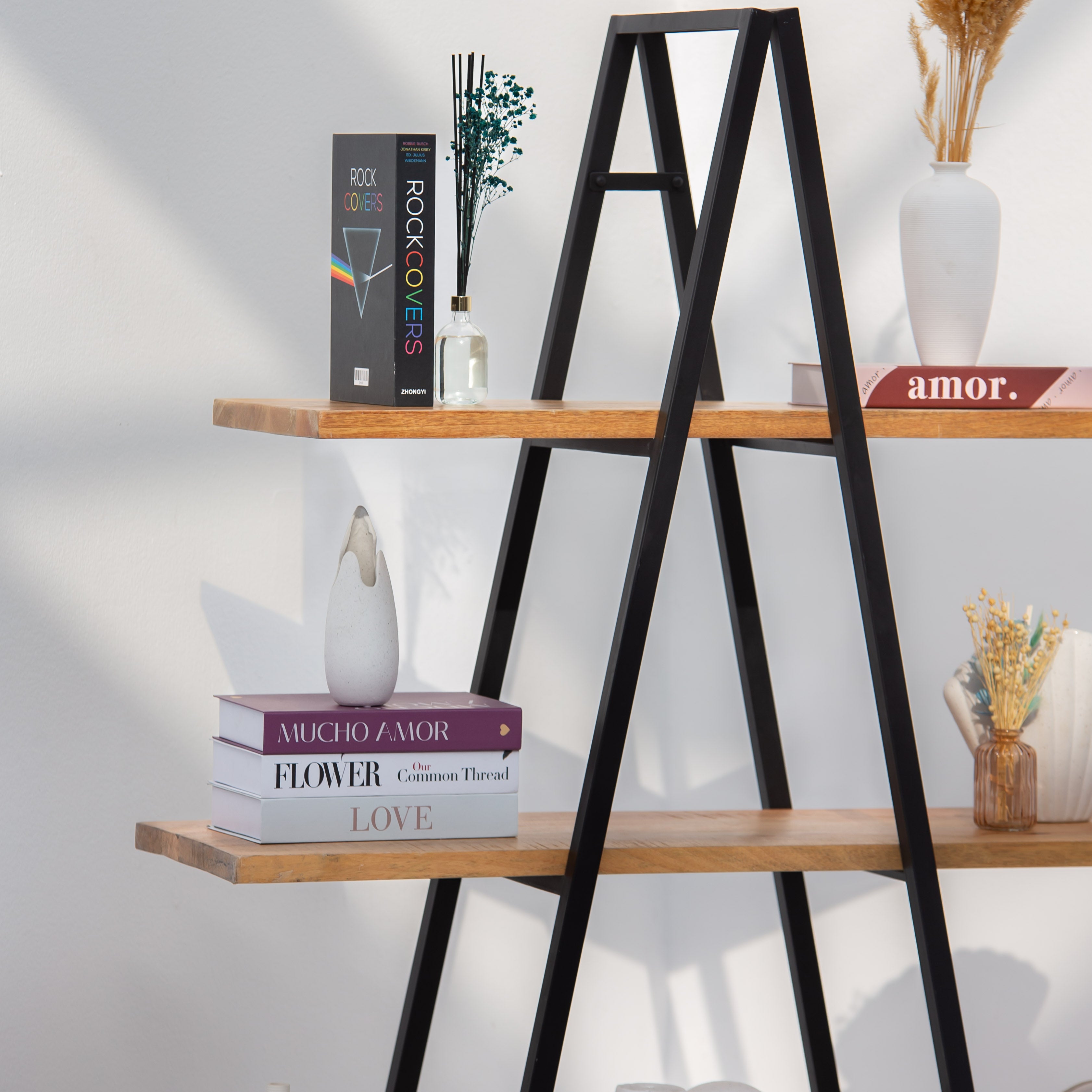 IRONIX WOODEN BOOKSHELF