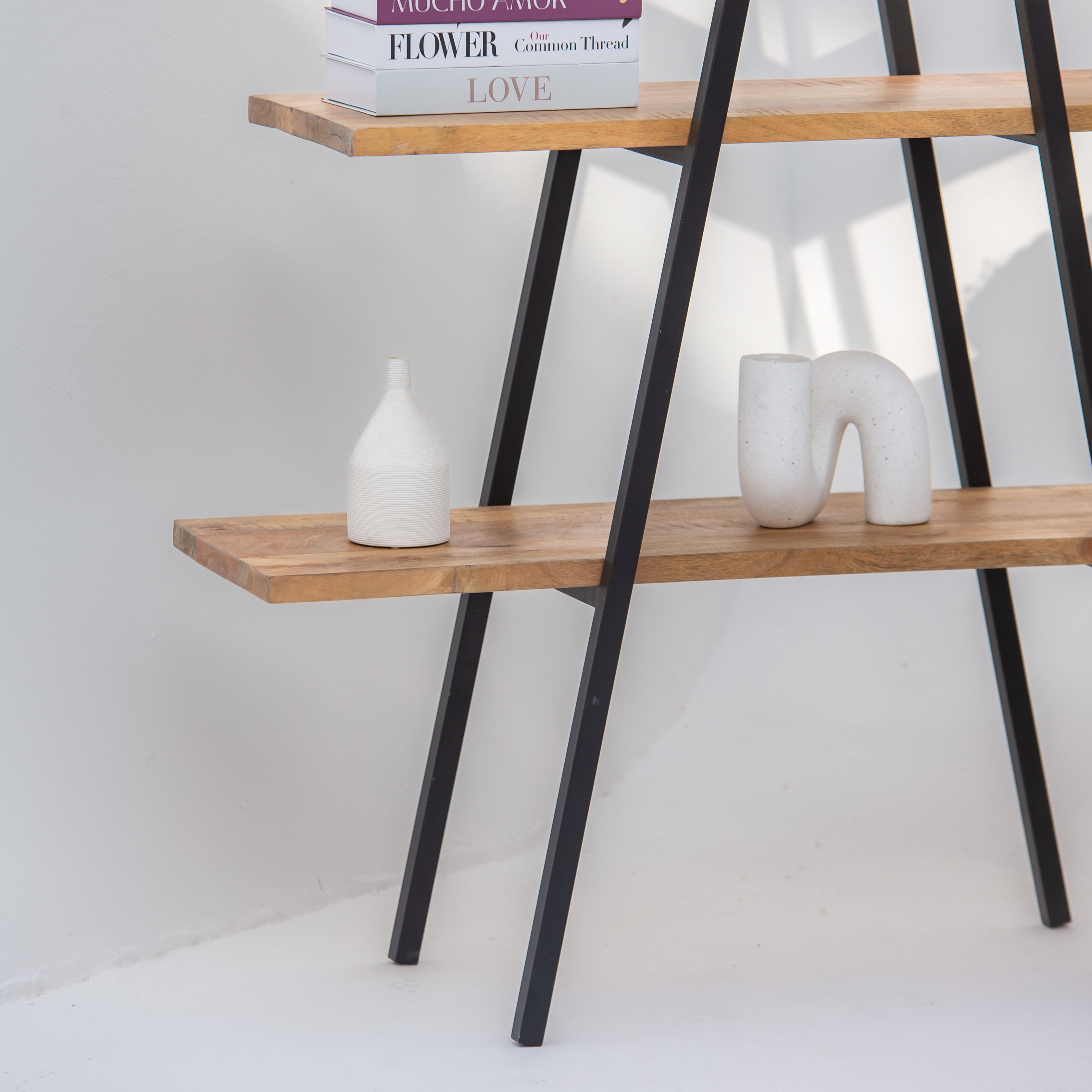 IRONIX WOODEN BOOKSHELF