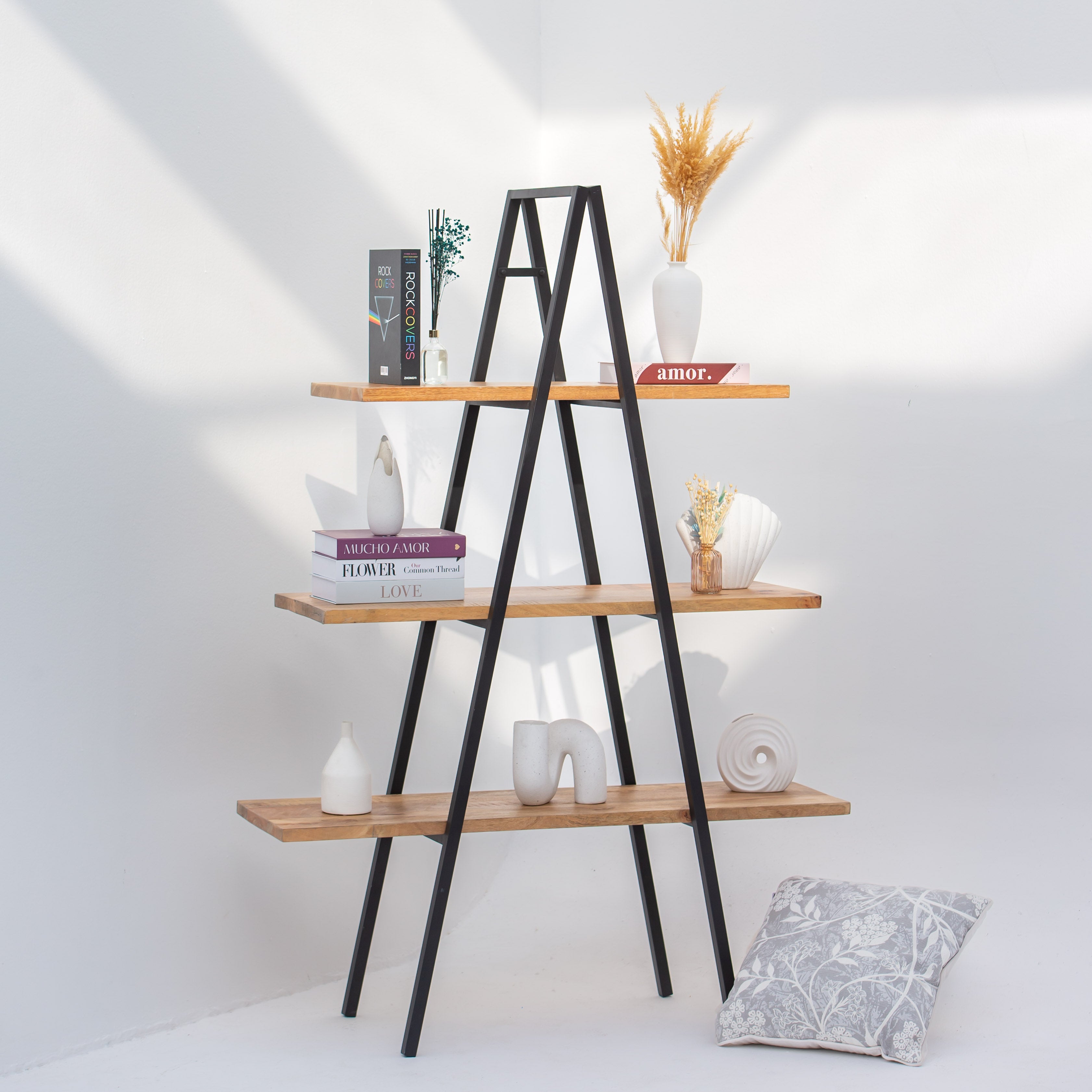 IRONIX WOODEN BOOKSHELF