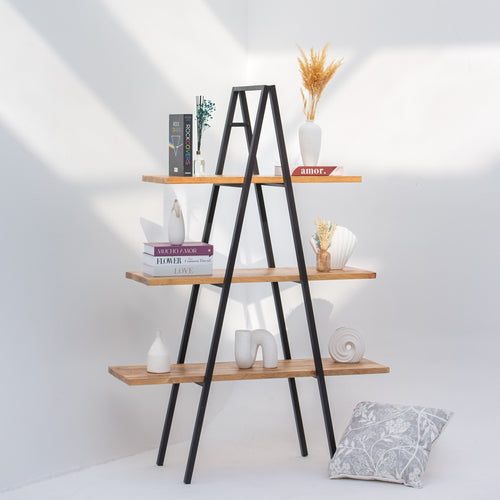 IRONIX WOODEN BOOKSHELF