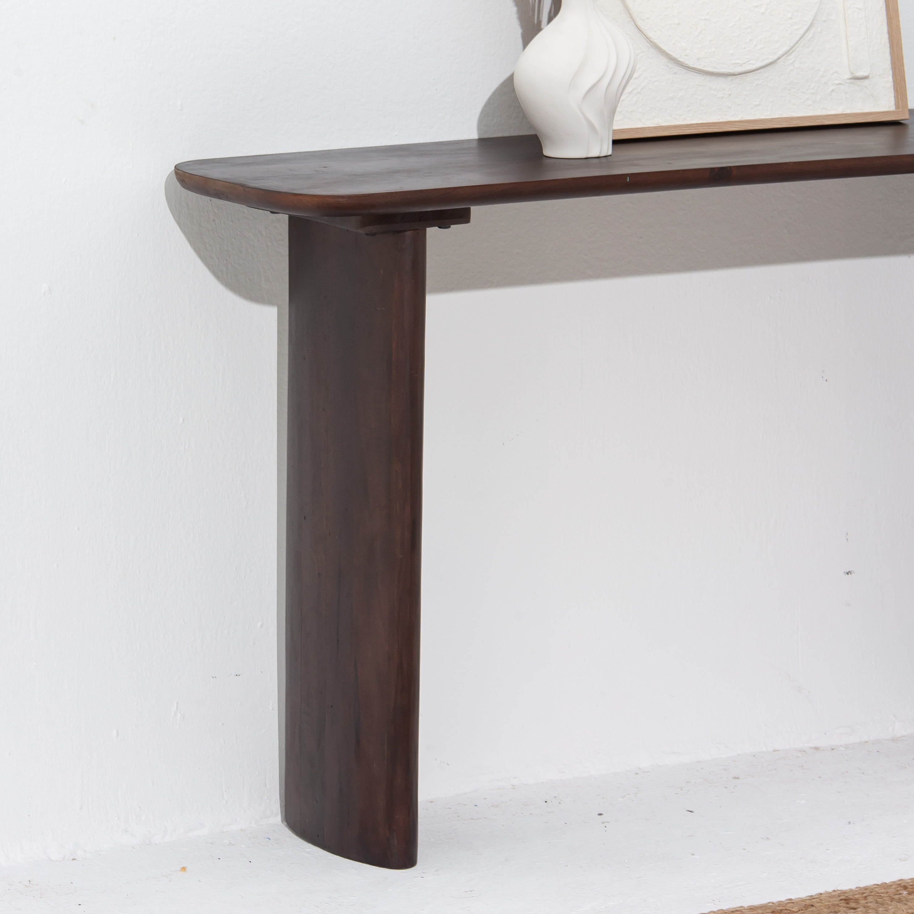 DANISH WOODEN CONSOLE TABLE