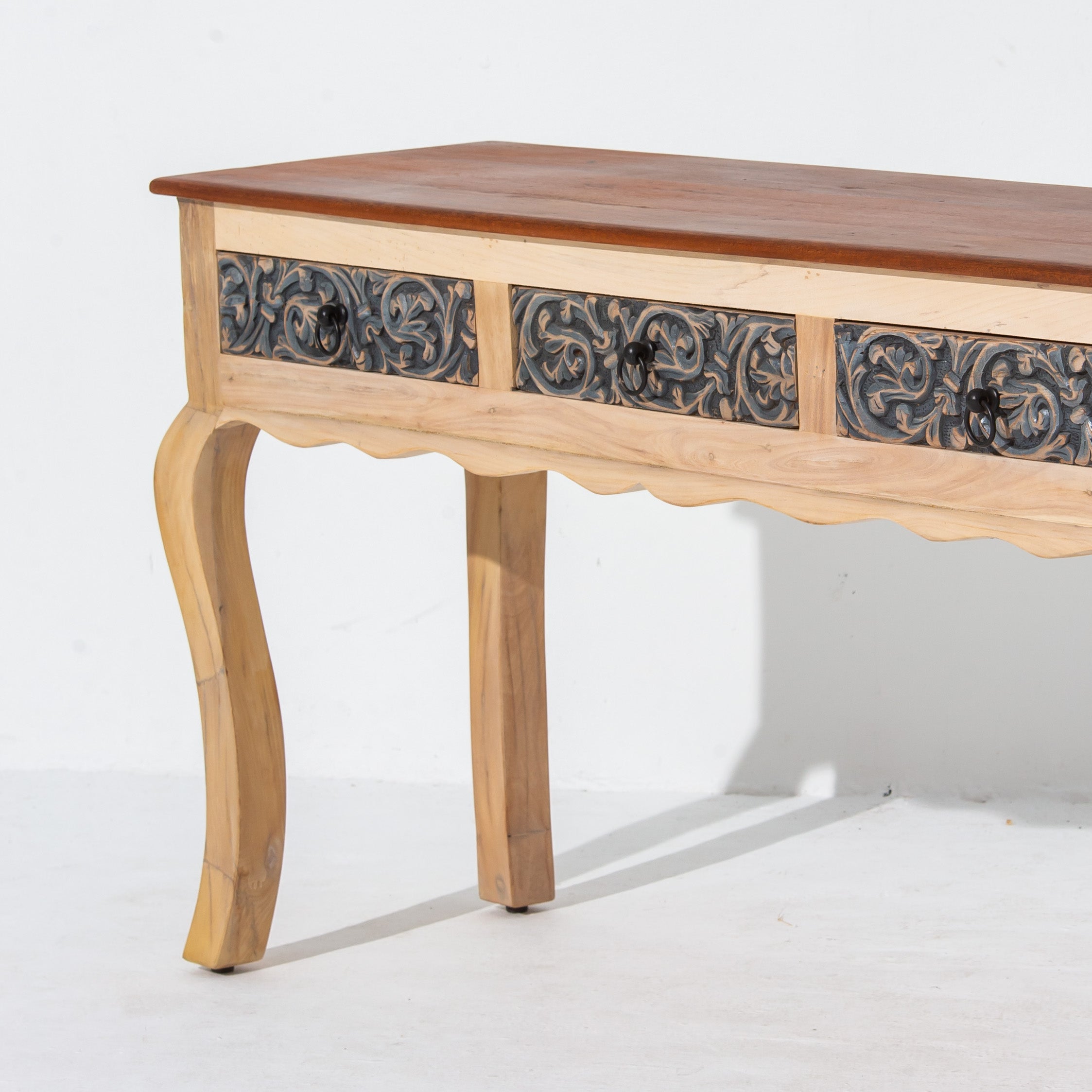 CHARLORE WOODEN CONSOLE TABLE