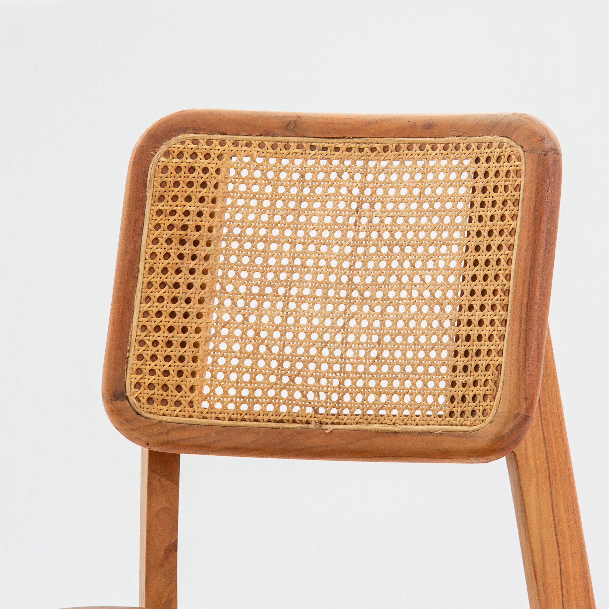 THE SIGNATURE LEATHER CANE CHAIR