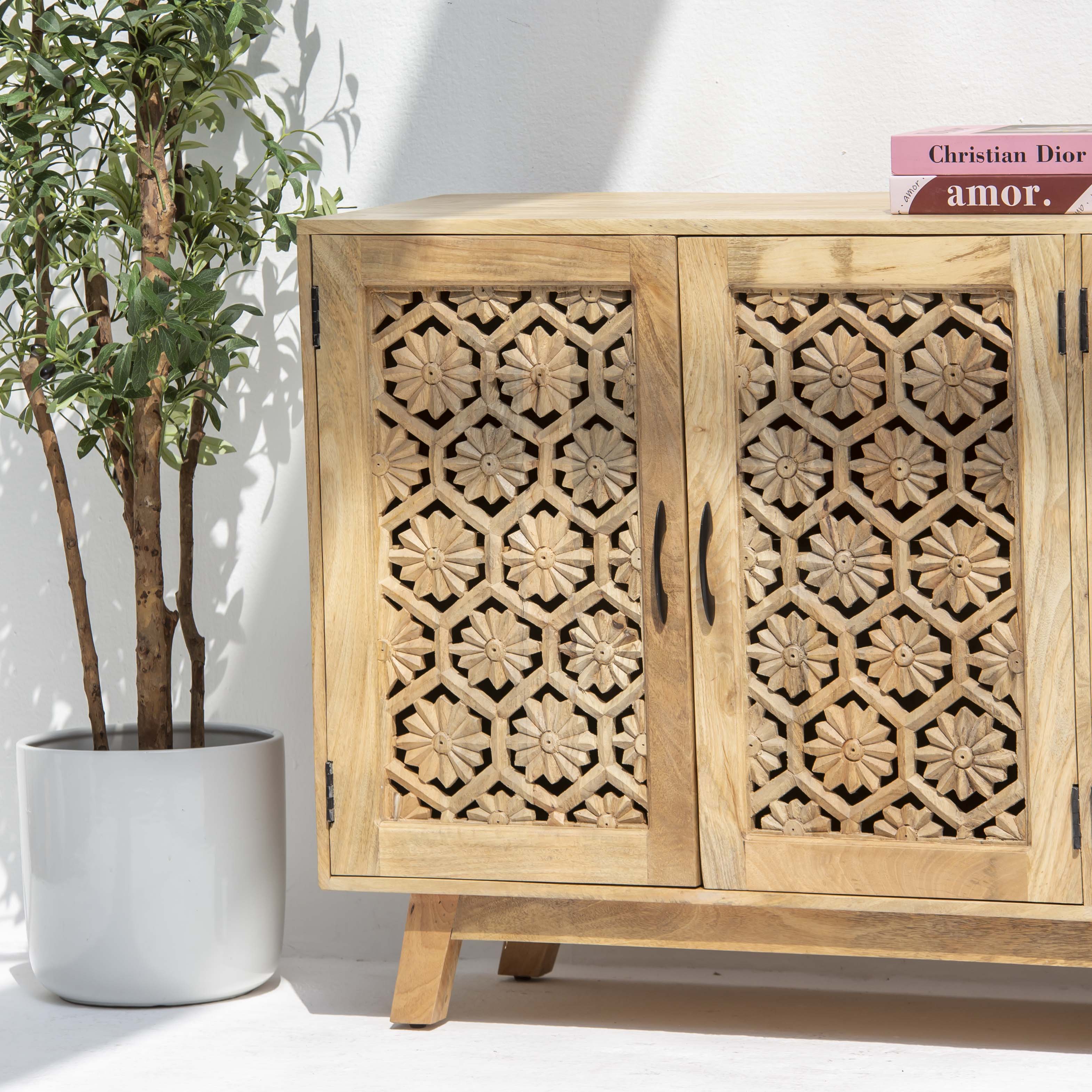 ELYSIAN FOUR DOORS SIDEBOARD - Art and craft furniture 
