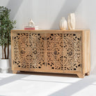 ROYAL CARVED FOUR DOOR SIDEBOARD - Art and craft furniture 