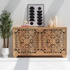 ROYAL CARVED FOUR DOOR SIDEBOARD - Art and craft furniture 