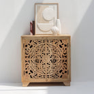 KARIGAR CARVED TWO DOOR SIDEBOARD - Art and craft furniture 