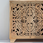 KARIGAR CARVED TWO DOOR SIDEBOARD - Art and craft furniture 
