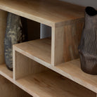AUREVO WOODEN OPEN BOOKSHELF - Art and craft furniture 