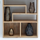 AUREVO WOODEN OPEN BOOKSHELF - Art and craft furniture 