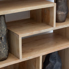 AUREVO WOODEN OPEN BOOKSHELF - Art and craft furniture 