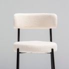 NUAGE WHITE FABRIC BAR CHAIR - Art and craft furniture 