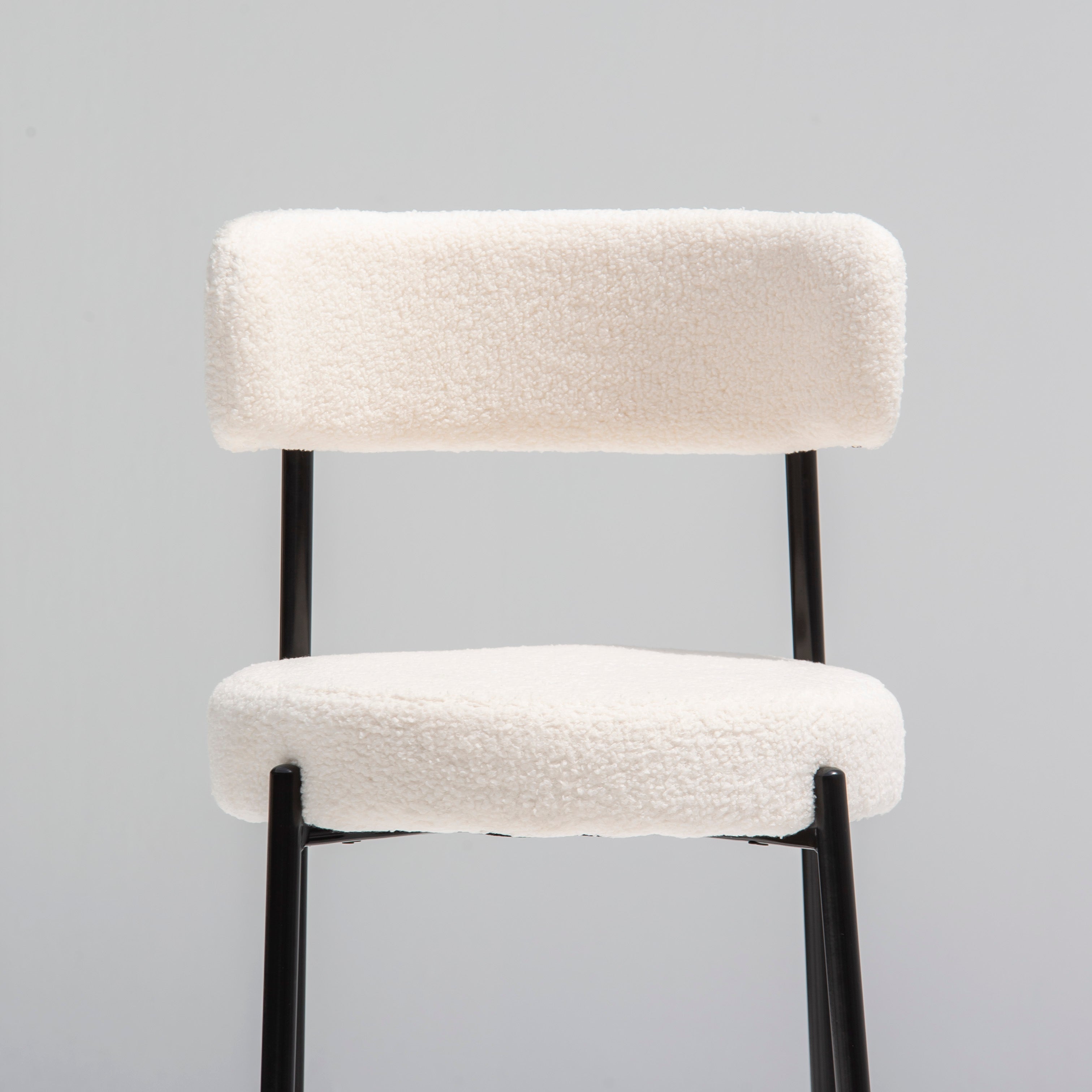 NUAGE WHITE FABRIC BAR CHAIR - Art and craft furniture 
