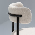 NUAGE WHITE FABRIC BAR CHAIR - Art and craft furniture 