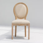 VERSAILLES WHITE FABRIC DINING CHAIR - Art and craft furniture 