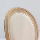 VERSAILLES WHITE FABRIC DINING CHAIR - Art and craft furniture 