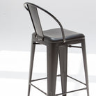 FORGE BLACK METAL BAR CHAIR - Art and craft furniture 