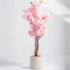 ARTIFICIAL PINK BLOSSOM PLANT - Art and craft furniture 