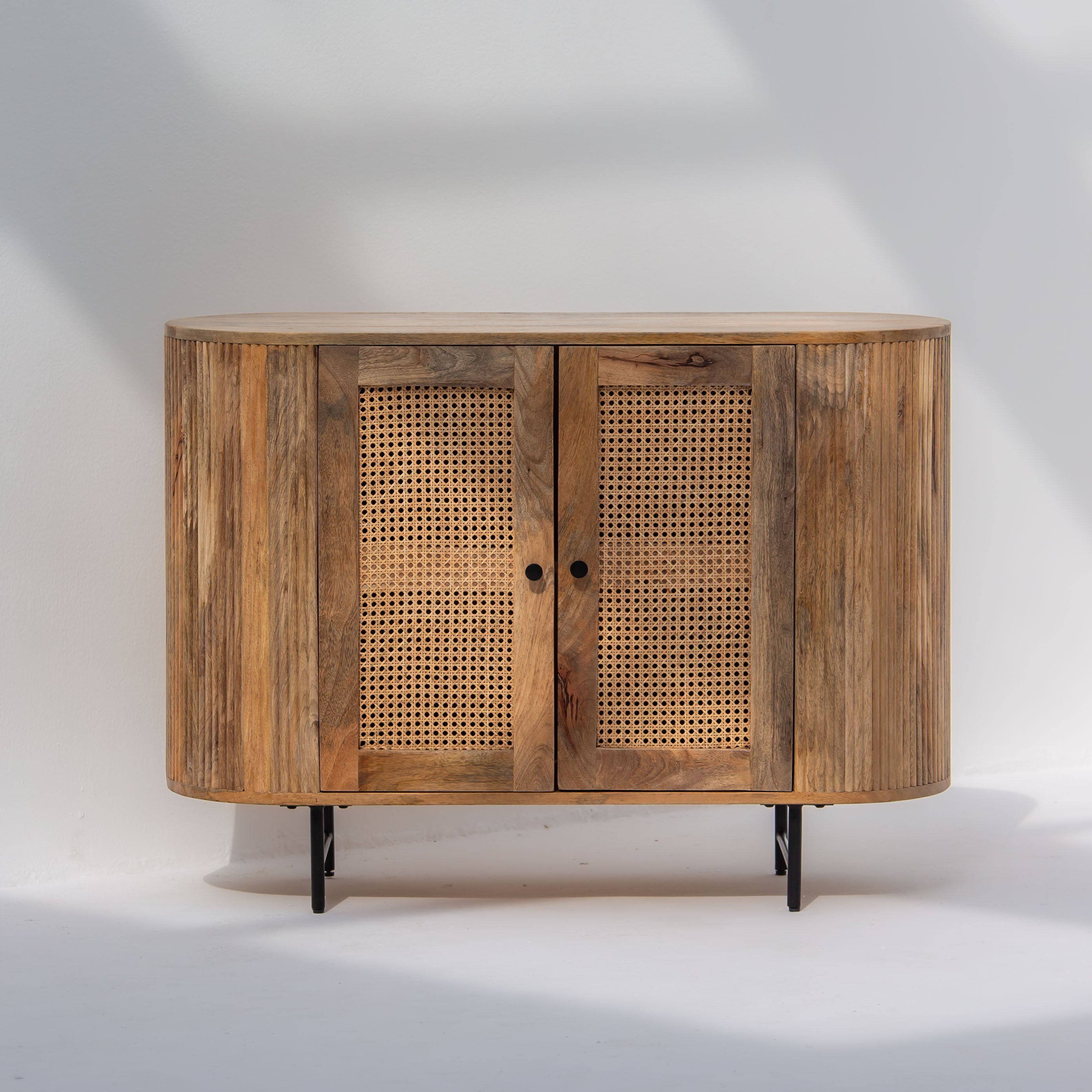 WINDSOR CANE DOOR SIDE BOARD