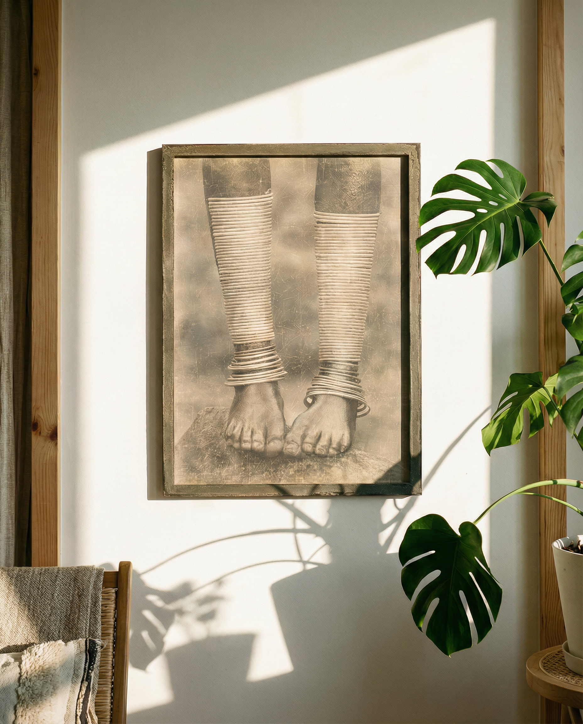 MAJESTIC SCENE WALL PAINTING WITH FRAME - Art and craft furniture 
