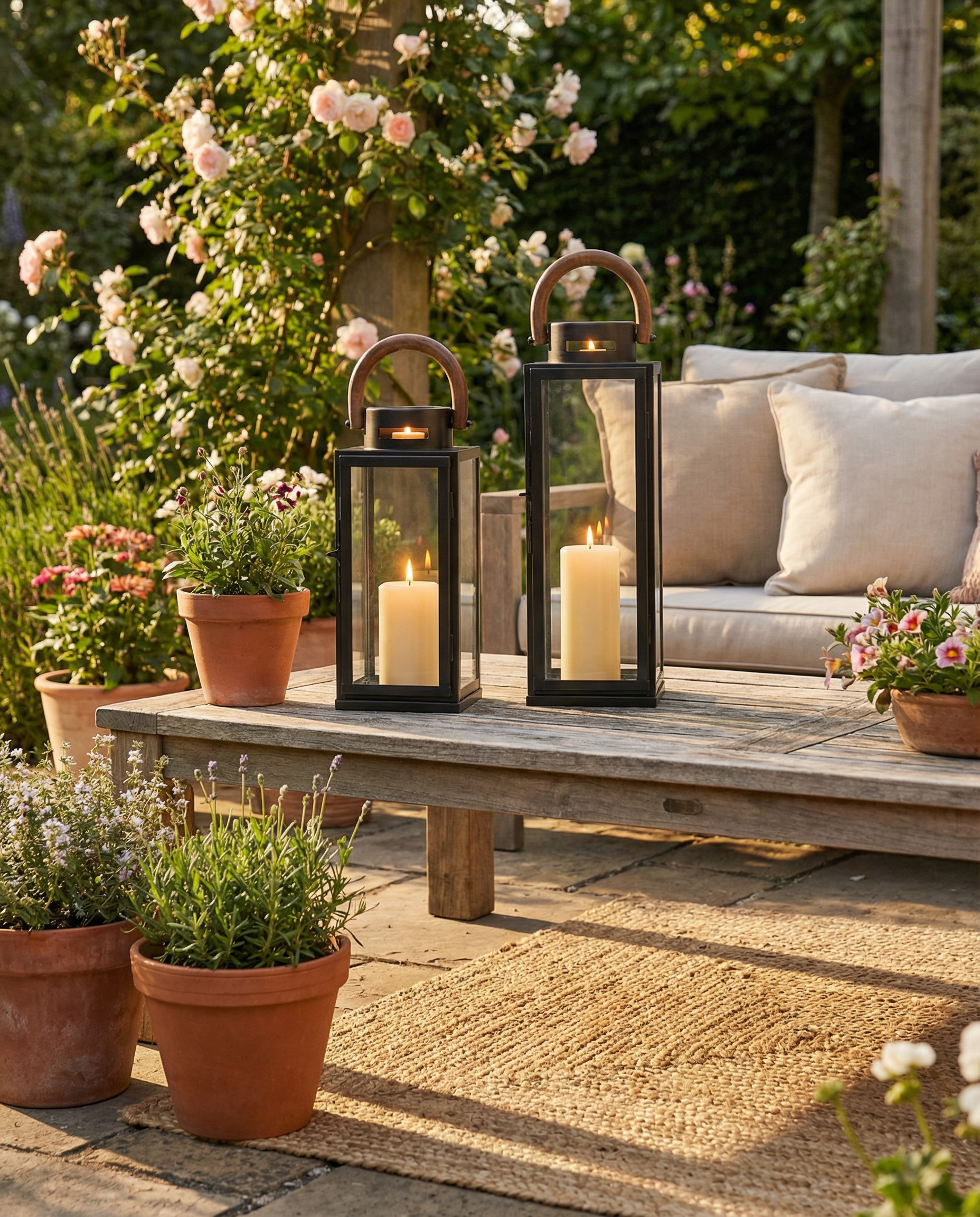 FLICKERING HARMONY LONG LANTERN - Art and craft furniture 
