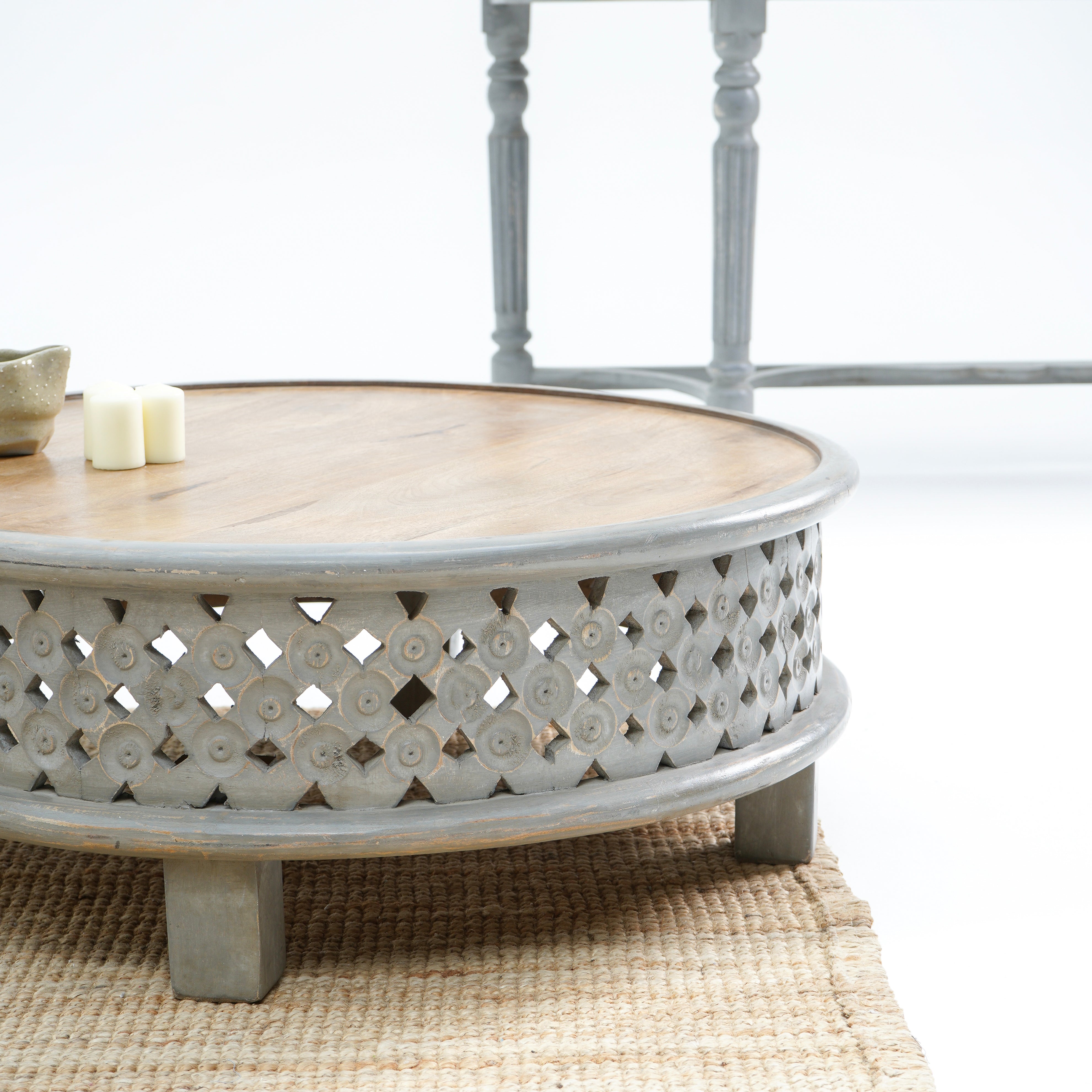 WOODEN GATHERING GROVE COFFEE TABLE