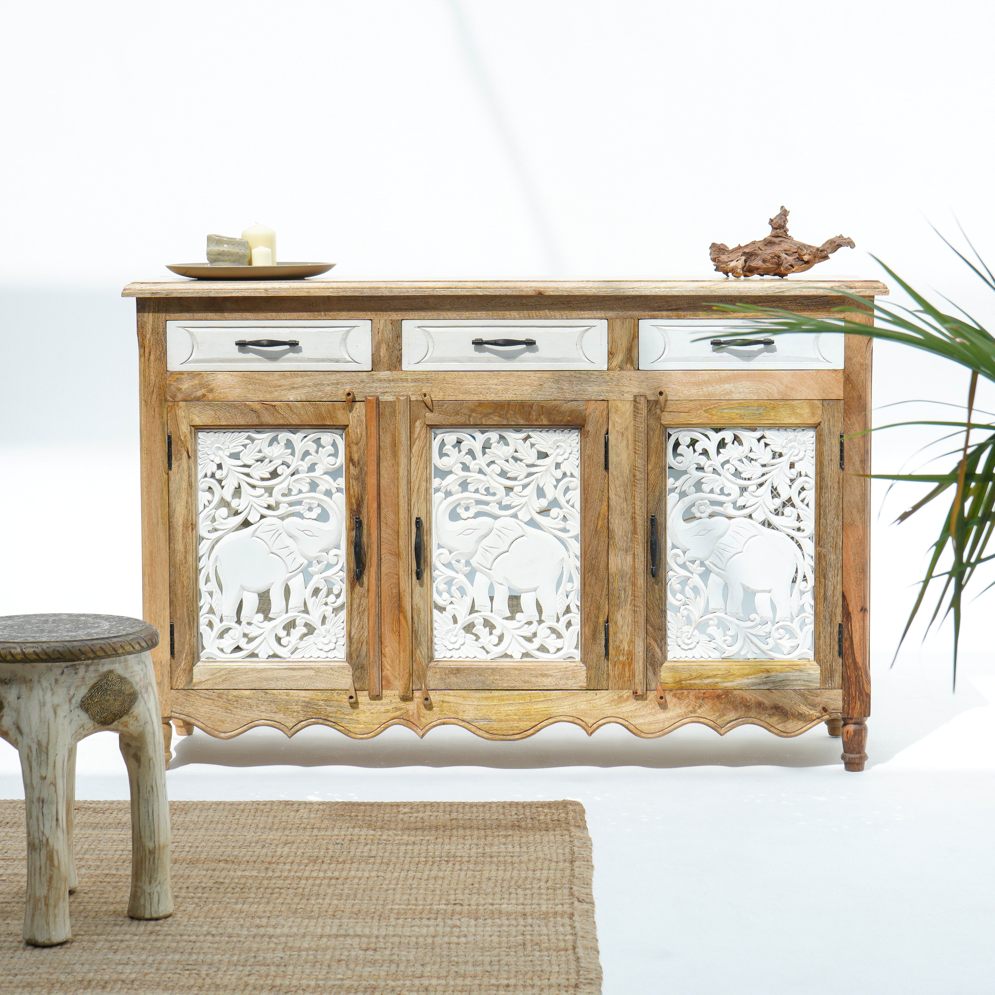 Zerra Three door Three drawer sideboard