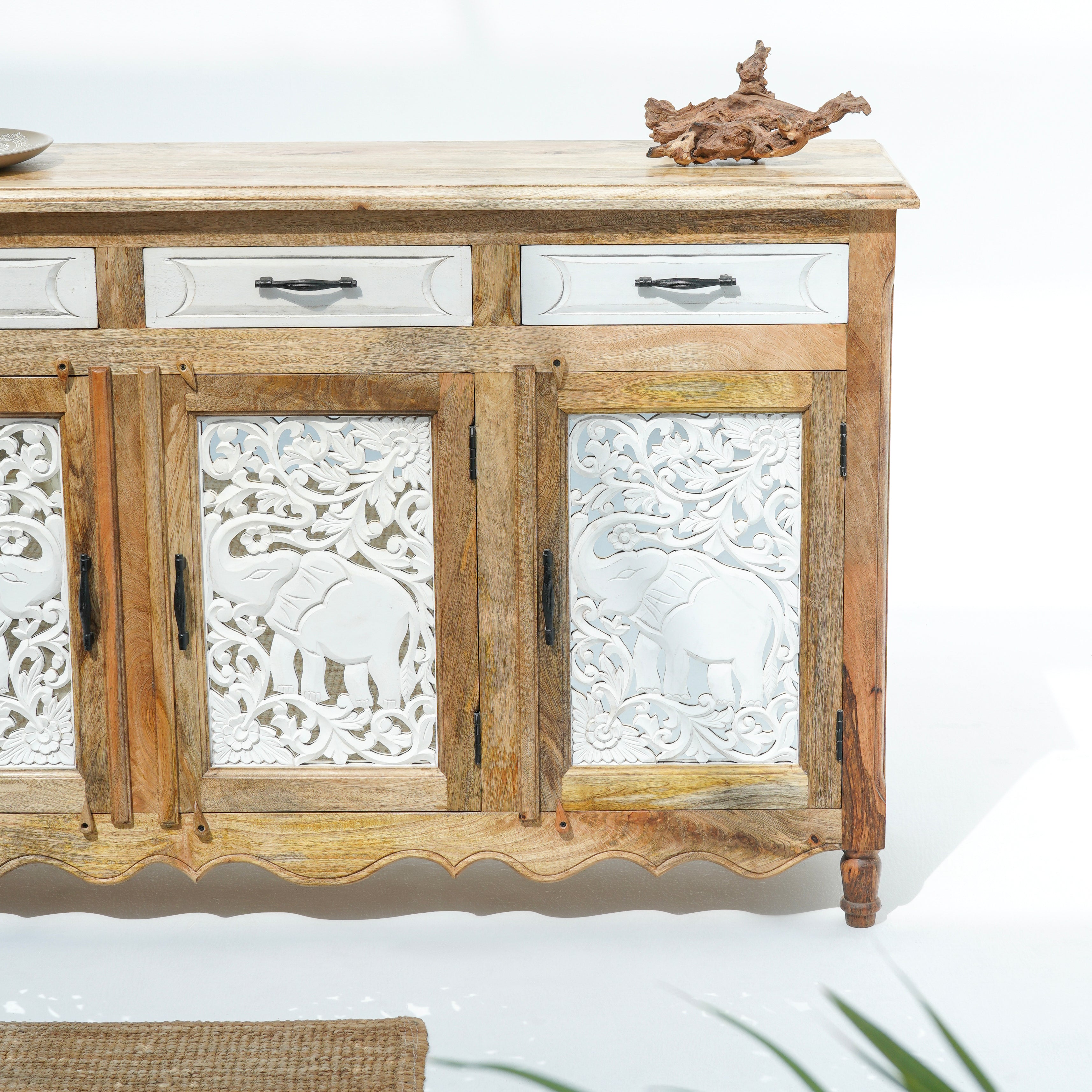 Zerra Three door Three drawer sideboard