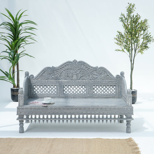 GEORGIA WOODEN CARVING SOFA
