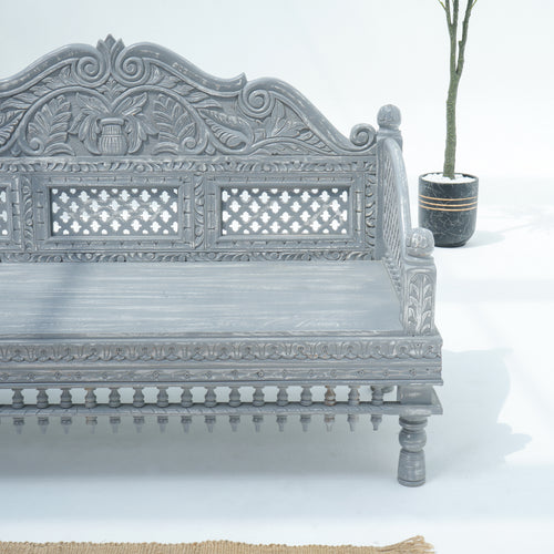 GEORGIA WOODEN CARVING SOFA