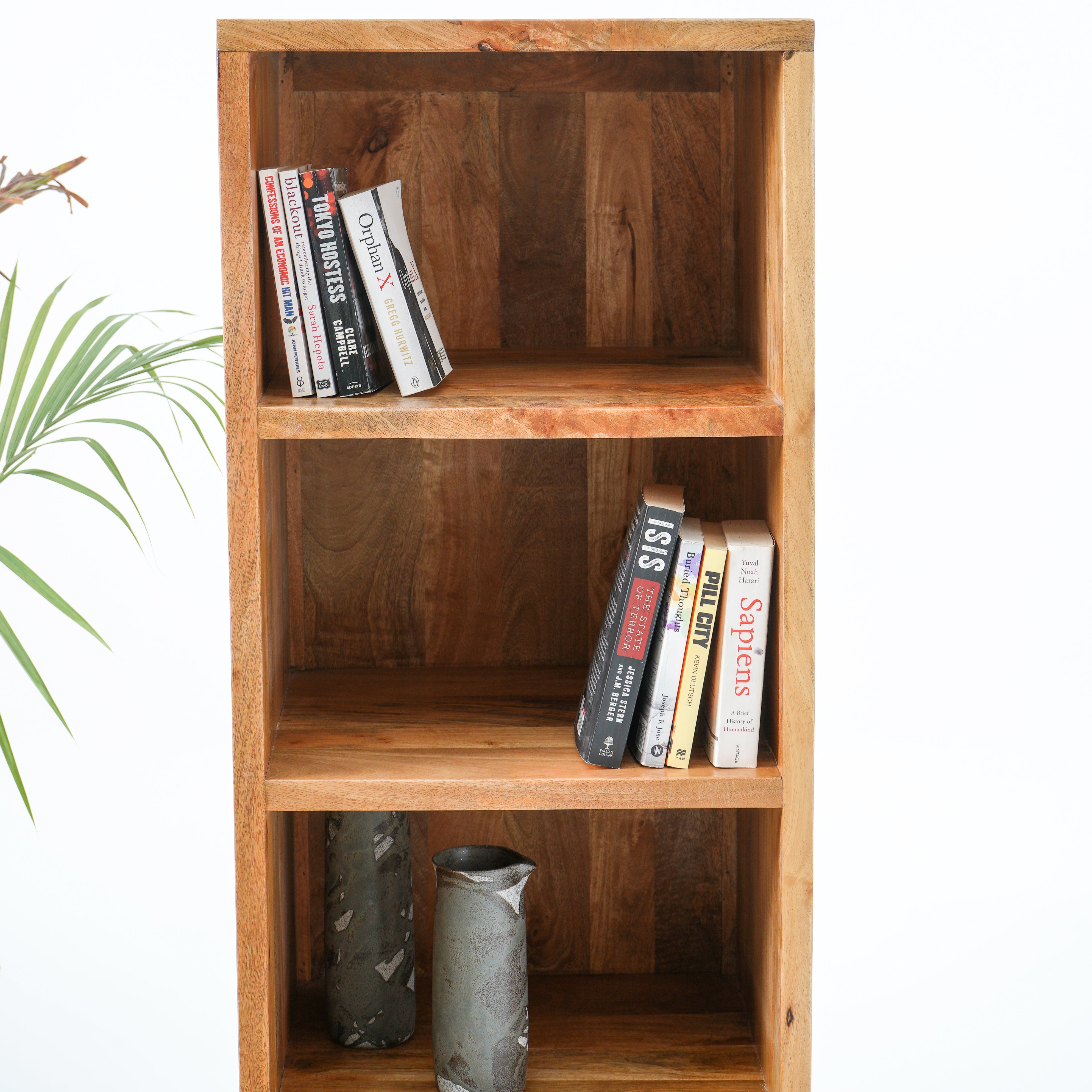 Oslo Gold Lines Two-Drawer Bookshelf