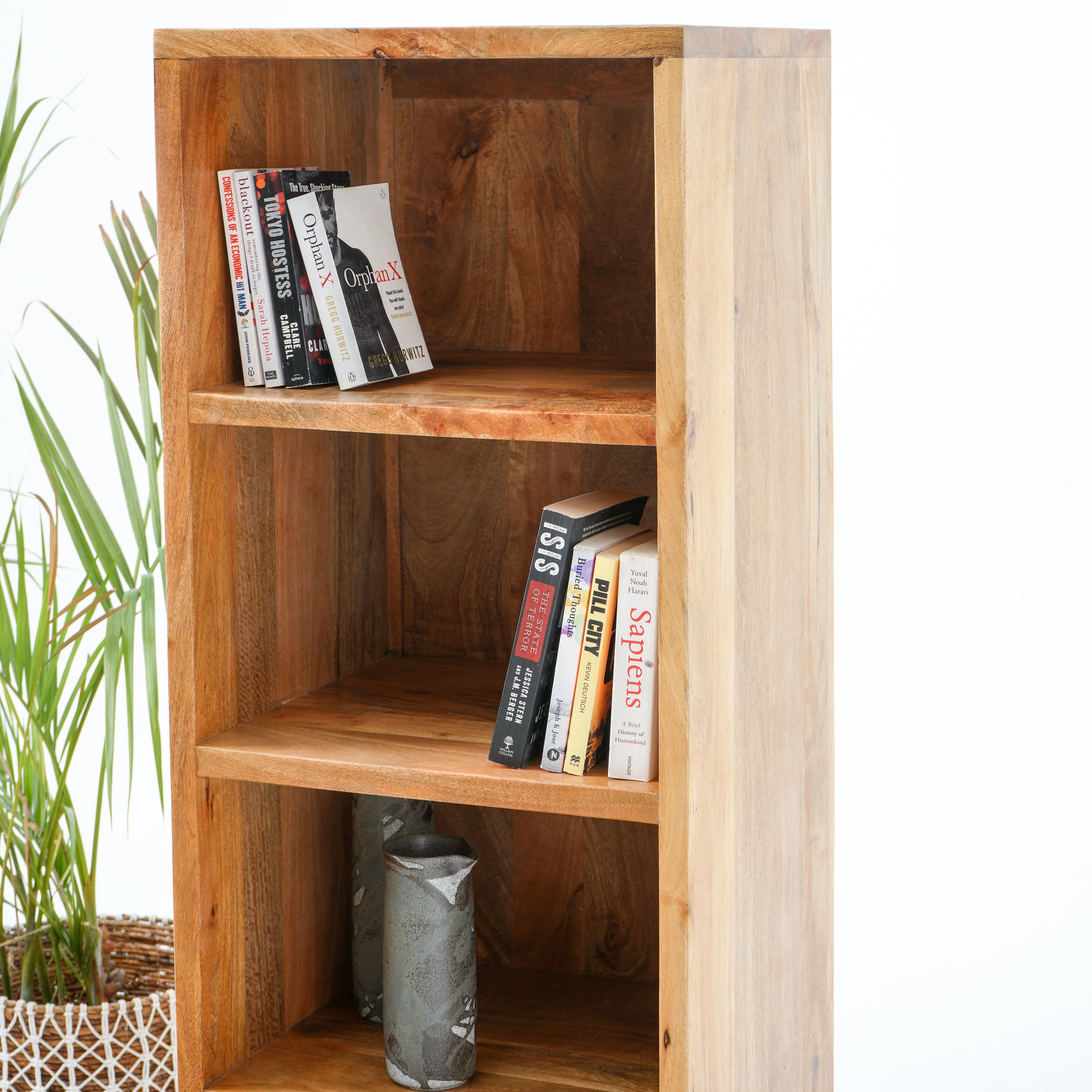 Oslo Gold Lines Two-Drawer Bookshelf
